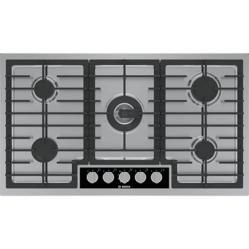 Bosch 36-Inch Gas Cooktop – Stainless Steel (Ngmp658Uc) 1