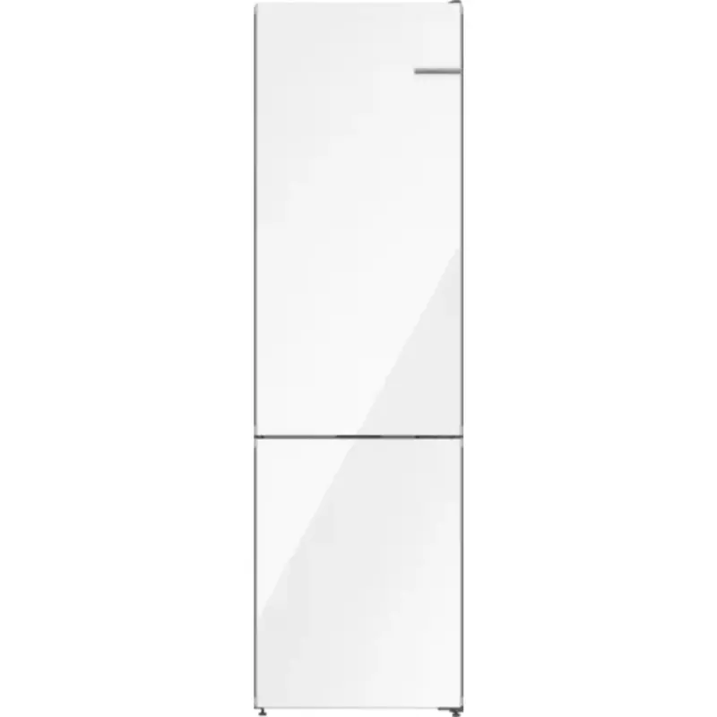 Bosch 800 Series 24" Bottom-Freezer Refrigerator — White Glass-Door Design (B24Cb80Esw) 1