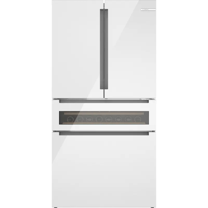 Bosch B36Cl81Eng 36" Stainless Steel French Door Refrigerator With Glass Doors – 800 Series 1