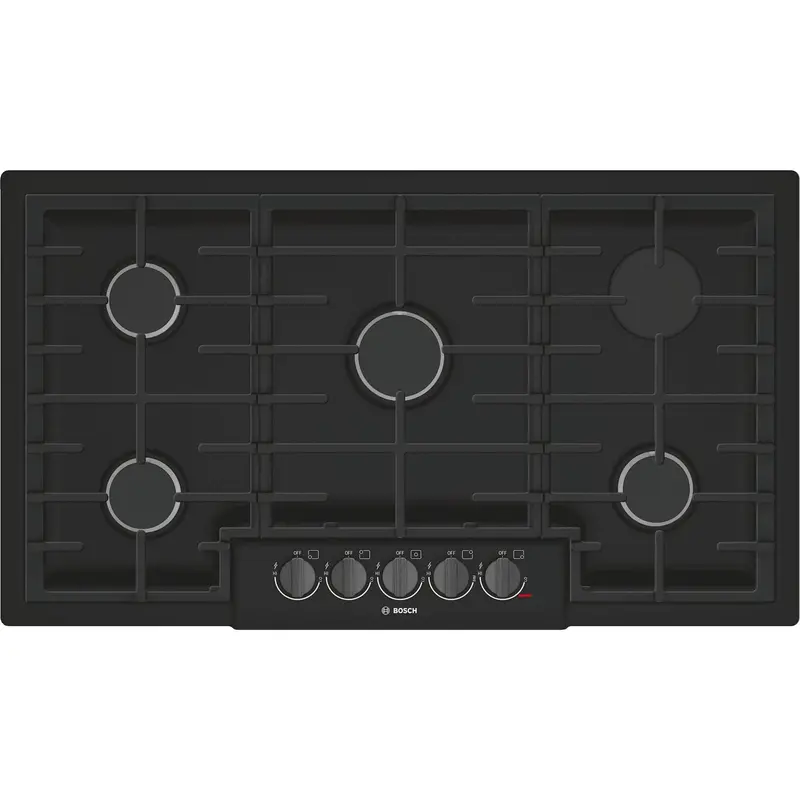 Bosch Ngm8646Uc 36-Inch Gas Cooktop – Sleek Black Surface With Precision Burners 1