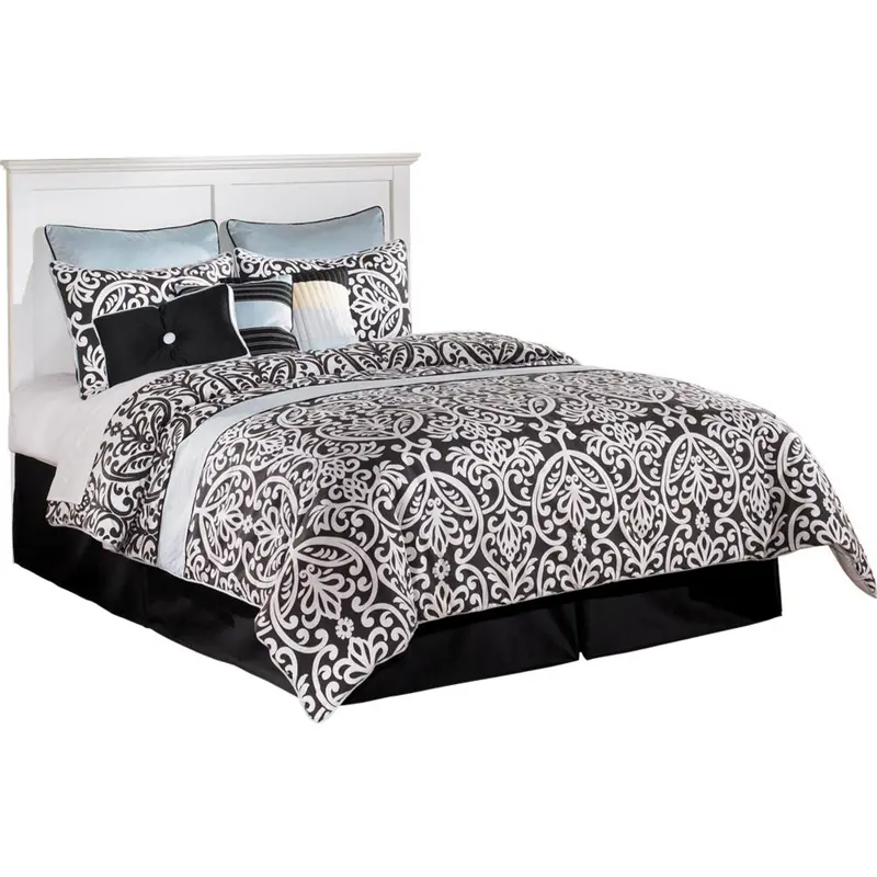 Bostwick Shoals White Queen Panel Headboard – Clean Modern Profile 1