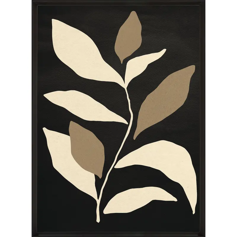 Botanical Cutout Wall Art Print – 22" X 30", Nature-Inspired Design 1