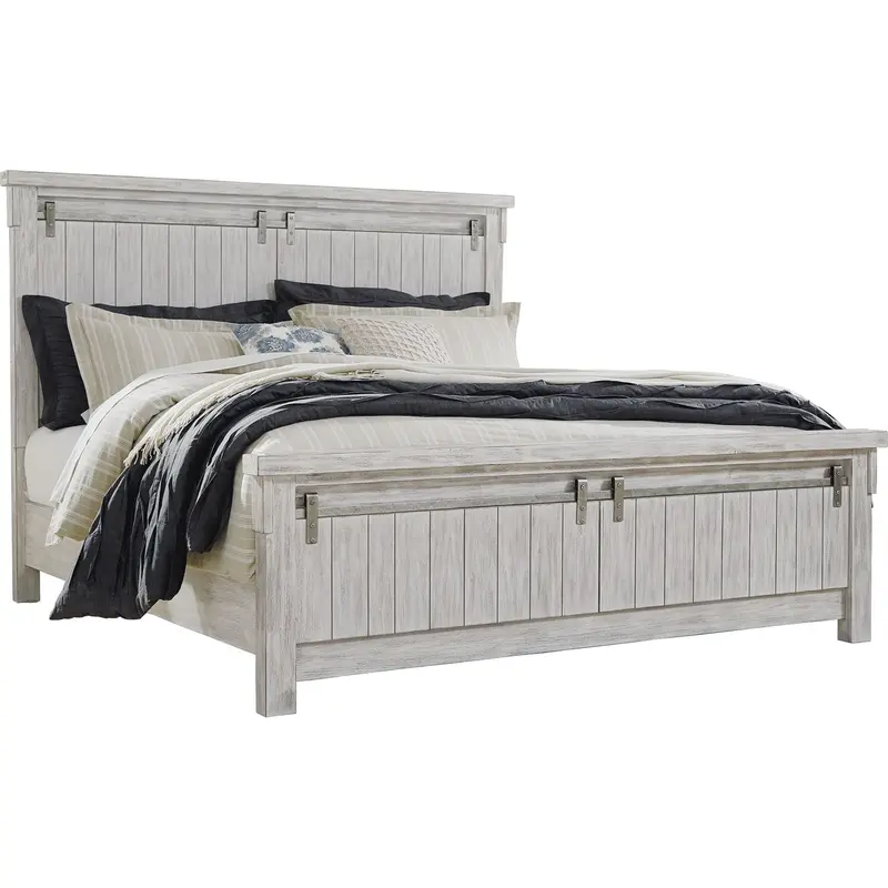 Brashland Panel-Style Platform Bed Frame 1