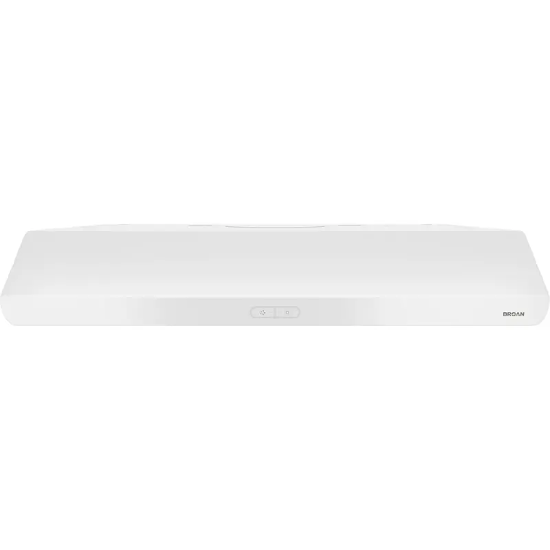 Broan 30-Inch White Ductless Range Hood With Led Lighting (Bkdd130Ww) 1