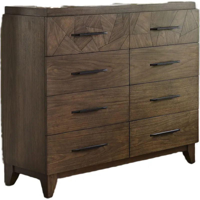 Broderick Wild Oats Brown Chest Of Drawers – Farmhouse-Inspired Storage Solution 1