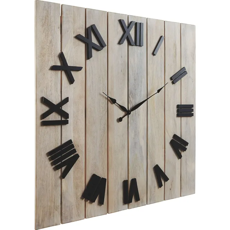 Bronson Oversized Wall Clock – 42-Inch Round, Sleek Metallic Frame 1