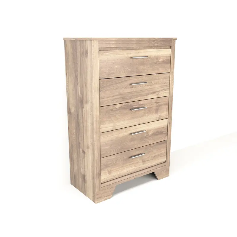 Brooke Weathered Oak Chest – Six-Drawer Storage Unit 1