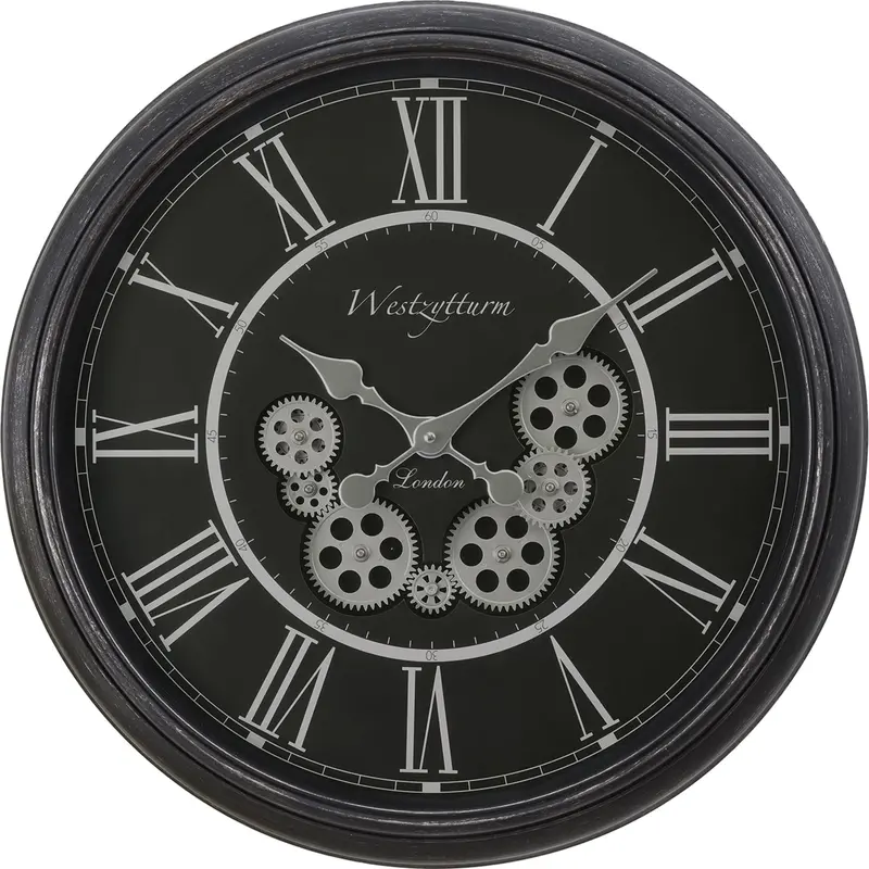 Brooks Square Wall Clock – 22.75-Inch Modern Timepiece 1