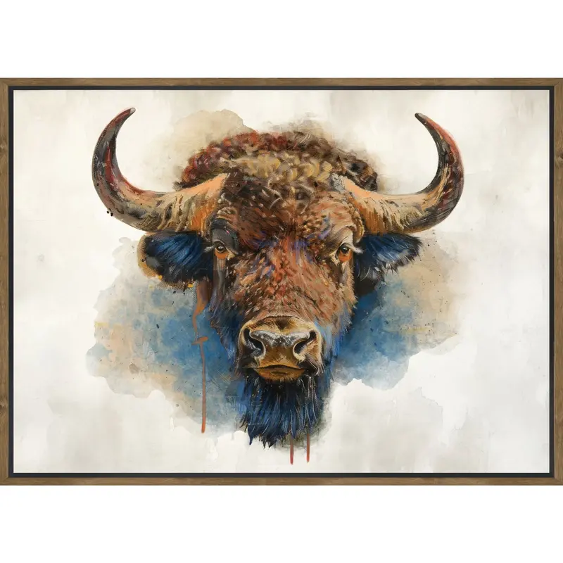 Buffalo Silhouette Wall Decor – 31" X 41" 1