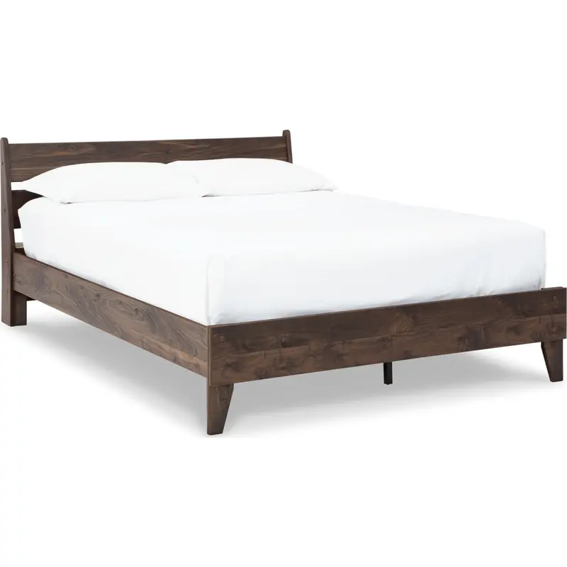 Calverson Mocha Full-Size Platform Bed 1