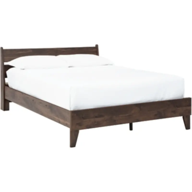 Calverson Mocha Queen Platform Bed 1