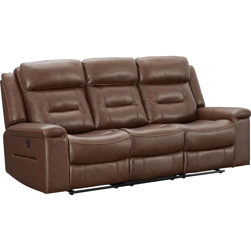 Caramel Mcadoo Power Reclining Sofa With Usb Ports 1