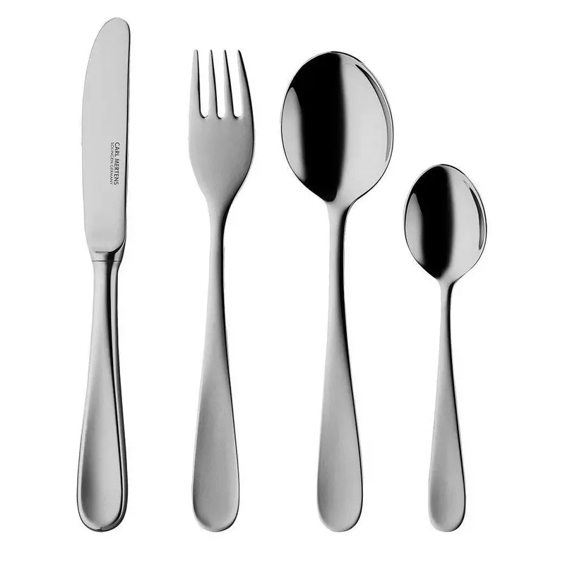 Carl Mertens Robby Youth Flatware Set – 4-Piece Stainless Collection 1
