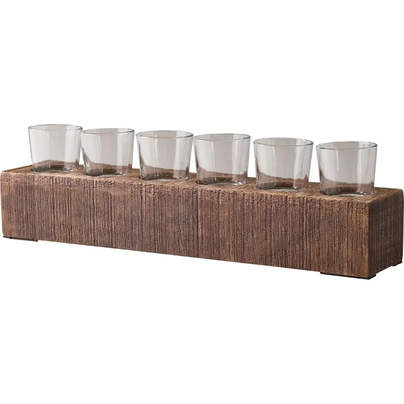 Cassandra Artisan Candle Holder – Textured Metallic Table Decor 1