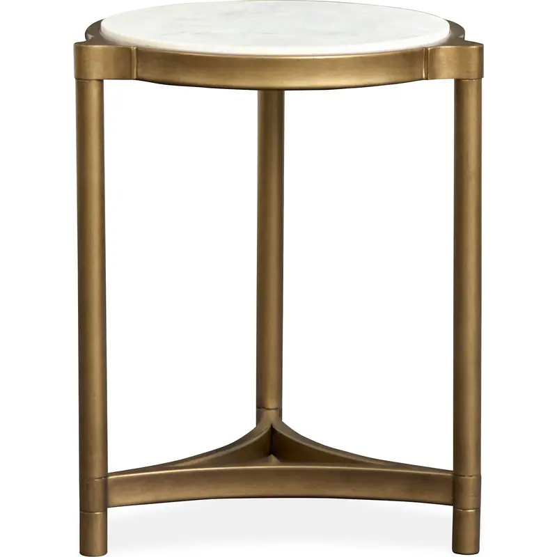 Cassidy Aged Brass Accent Table 1