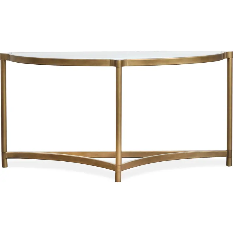 Cassidy Aged Brass Sofa Table 1