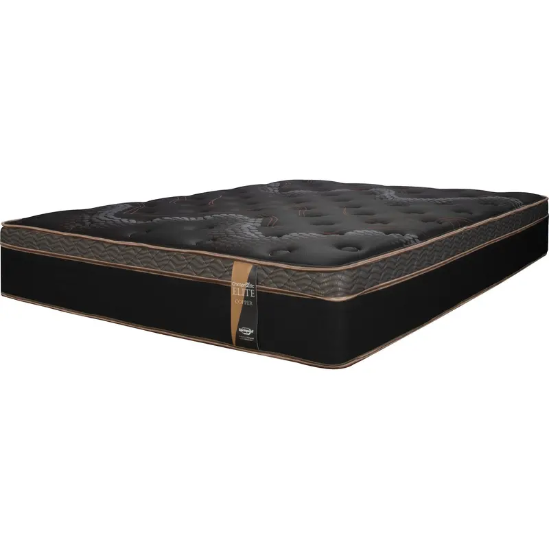 Chiropractic Elite Copper Sienna Eurotop Mattress – 12-Inch Medium Support 1