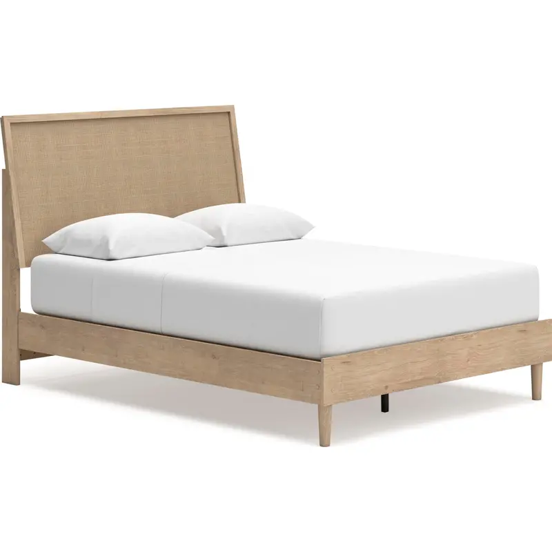 Cielden Two-Tone Modern Platform Bed Frame 1