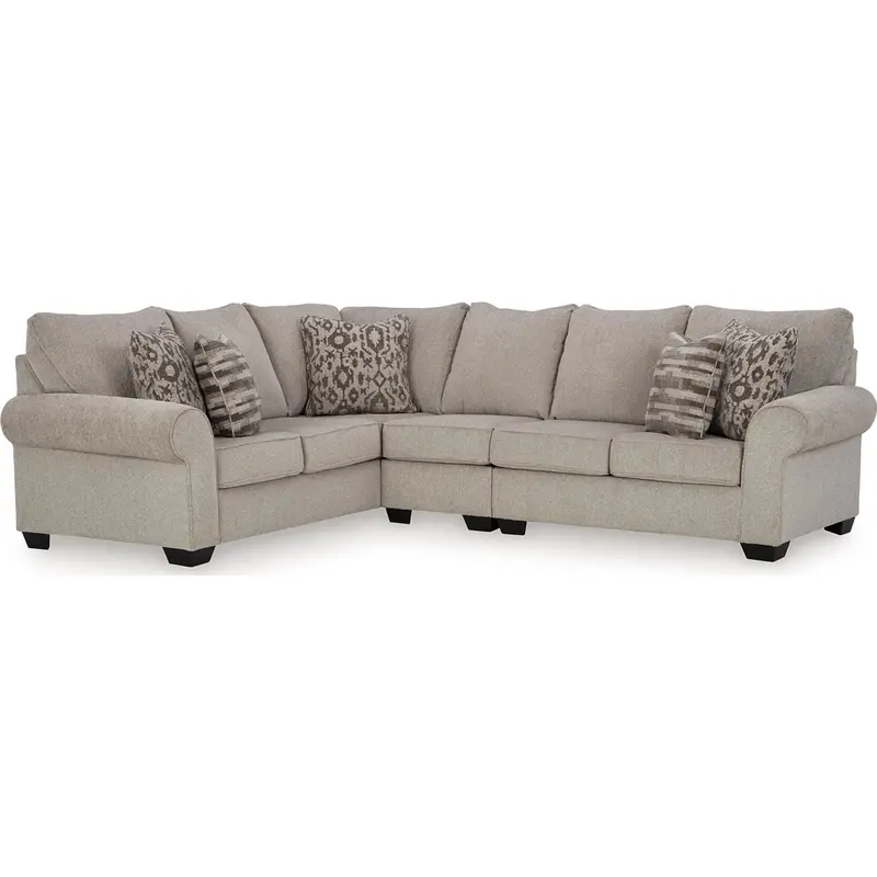 Claireah Three-Piece Streamlined Sectional Sofa 1