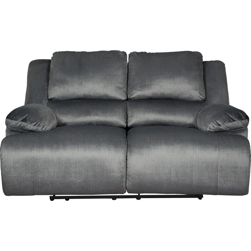 Clonmel Charcoal Reclining Loveseat 1
