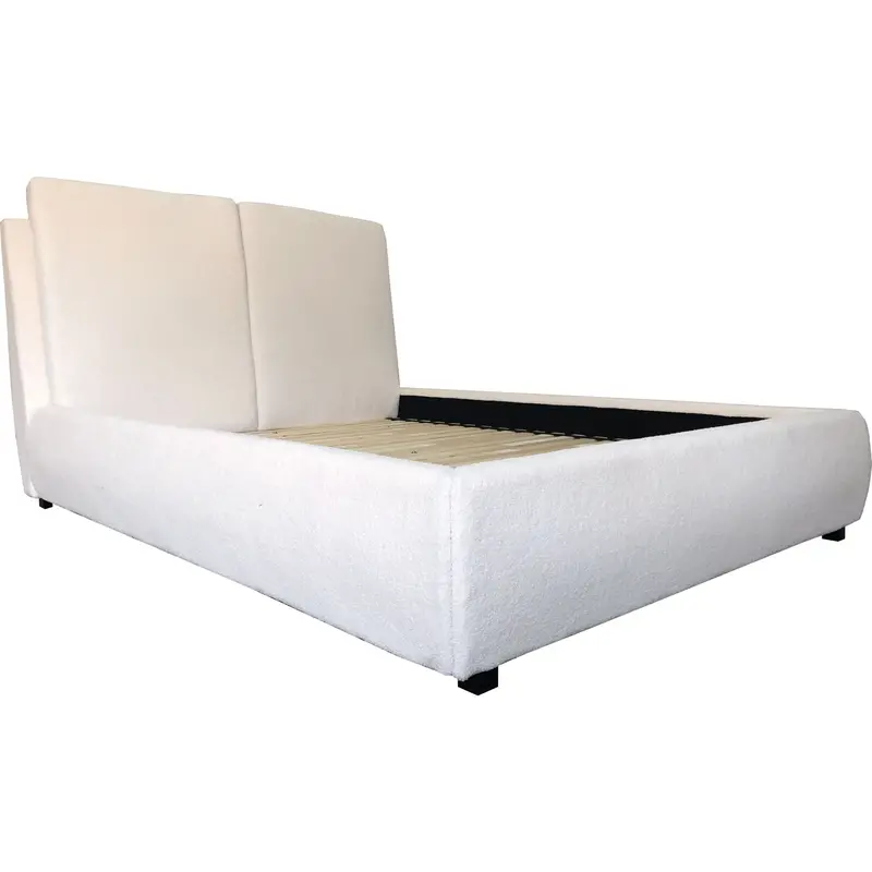 Cloud Platform Bed In Ivory – Minimalist, No-Box-Spring Design 1