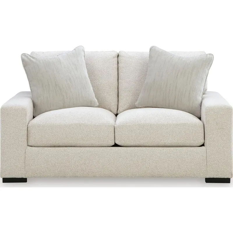 Conlee-Pike Loveseat In Breathable Linen Material 1
