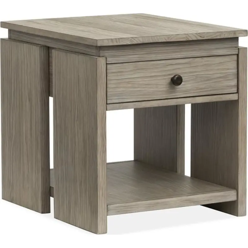 Conrad Stone Harbour Grey End Table 1