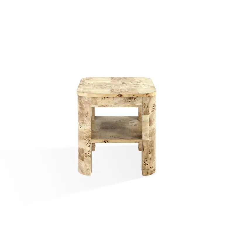 Cosmo Amber Kiss End Table With Contemporary Styling 1