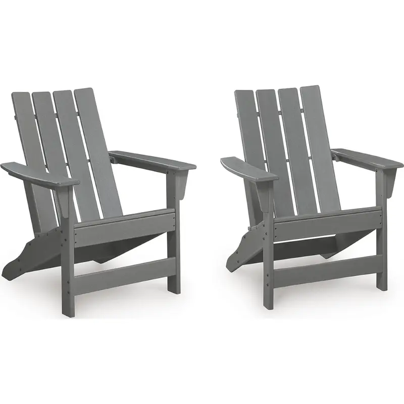 Cove Beach Modern Gray 2-Piece Outdoor Seating Collection 1