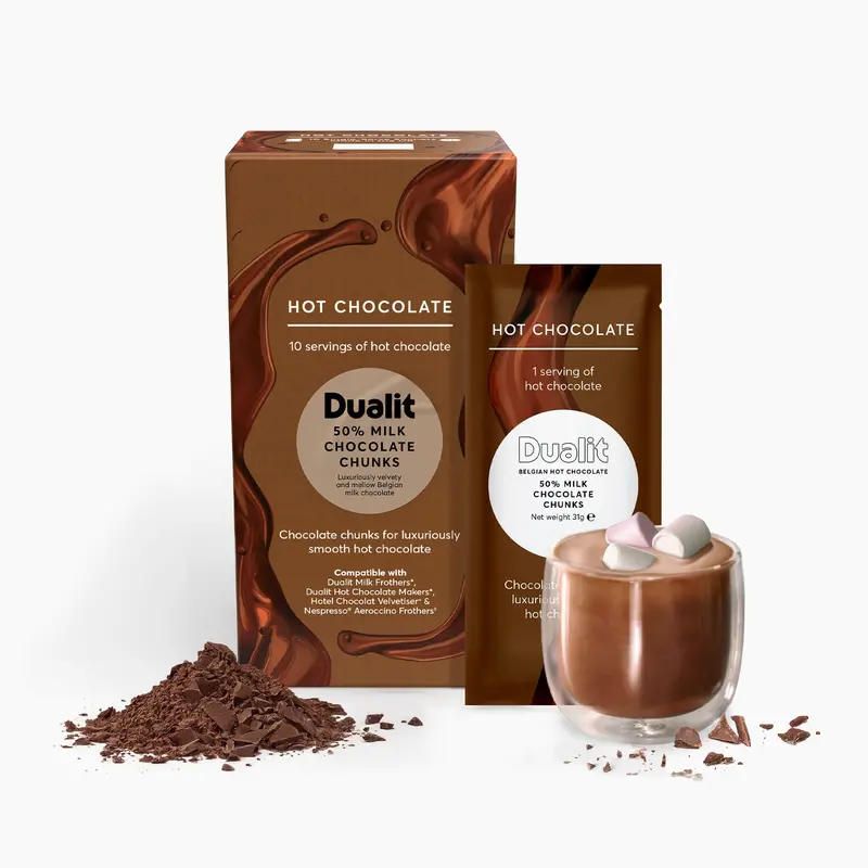 Creamy 50% Milk Chocolate Chunk Sachets 1