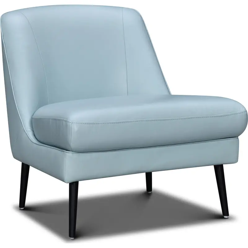 Creative Rio Accent Chair In Robins Egg Blue Upholstery 1