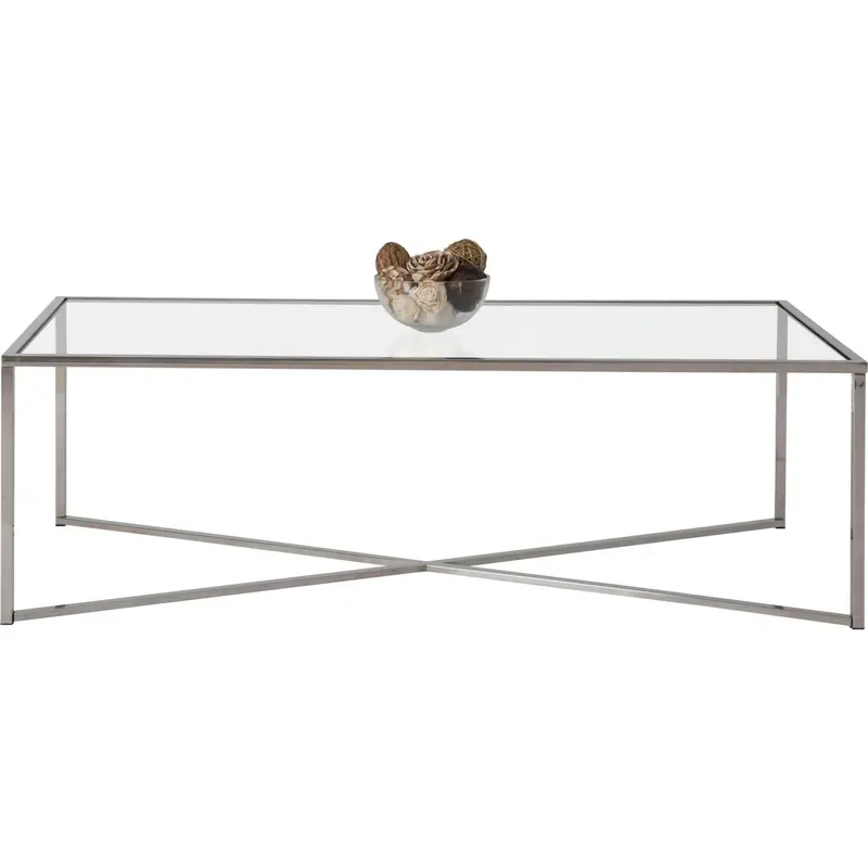 Cross Over Tempered Glass Coffee Table 1