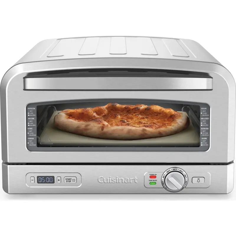 Cuisinart Cpz-120C Compact Pizza Oven – Stainless Steel Countertop Appliance 1