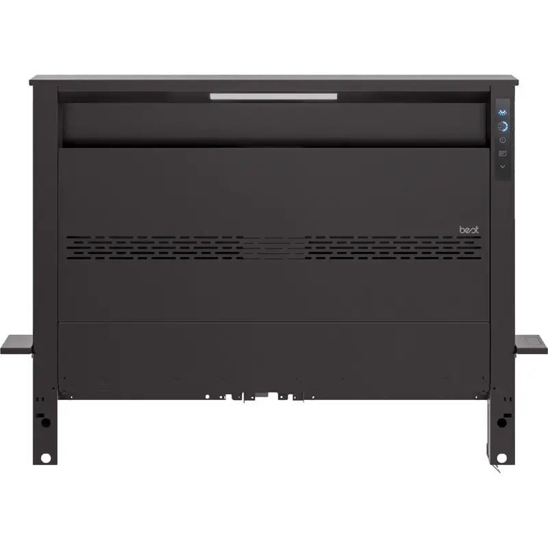 D49M30Bls Black Stainless Downdraft Slide-In Cooking Range 1