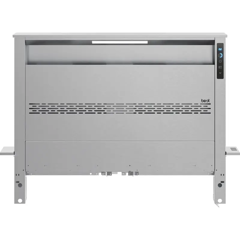 D49M30Sb Black Stainless Downdraft Slide-In Range 1