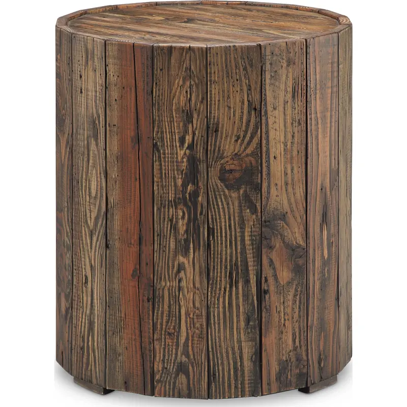 Dakota Rustic Pine End Table 1