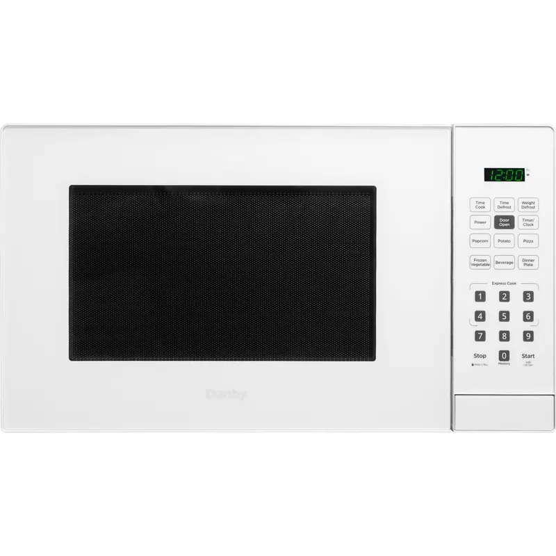 Danby 1.1 Cu. Ft. White Countertop Microwave (Dbmw1121Bww) 1