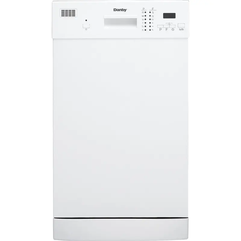 Danby 18-Inch White Dishwasher With Stainless Steel Tub (Ddw1804Ew) 1