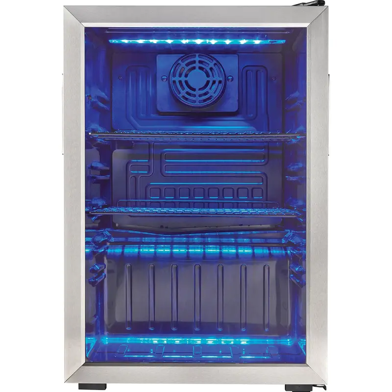Danby 2.6 Cu. Ft. Freestanding Beverage Cooler – Stainless Steel Exterior (Dbc026A1Bssdb) 1