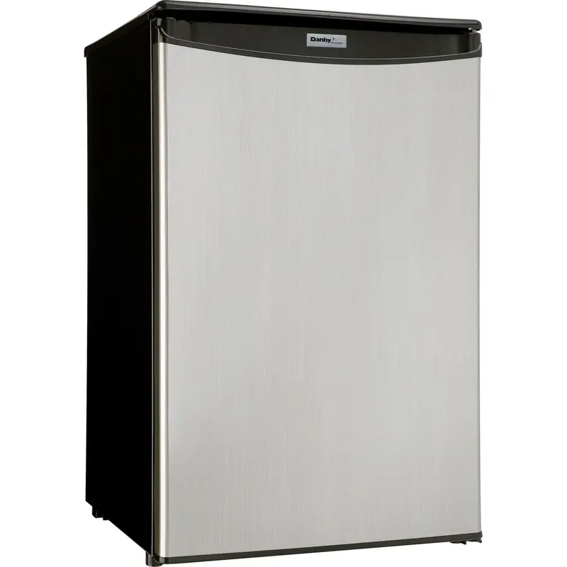 Danby 4.4 Cu. Ft. Compact Refrigerator – Stainless Steel Exterior (Dar044A4Bsldd) 1