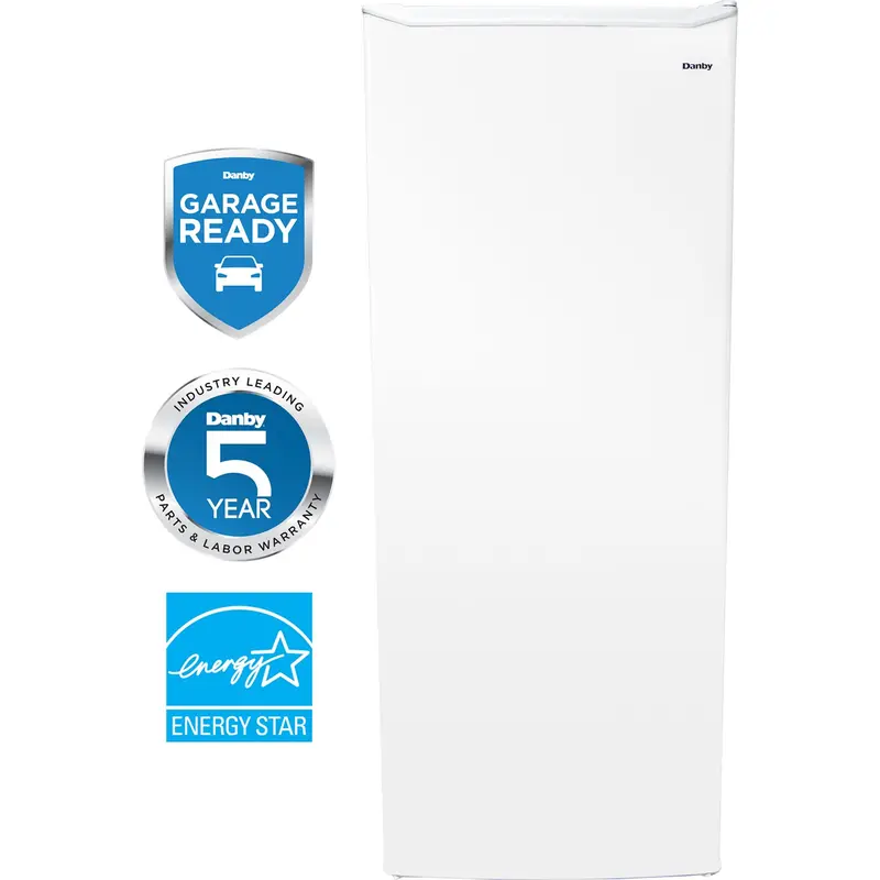 Danby 6.0 Cu. Ft. White Upright Freezer (Dufm060B2Wdb) 1