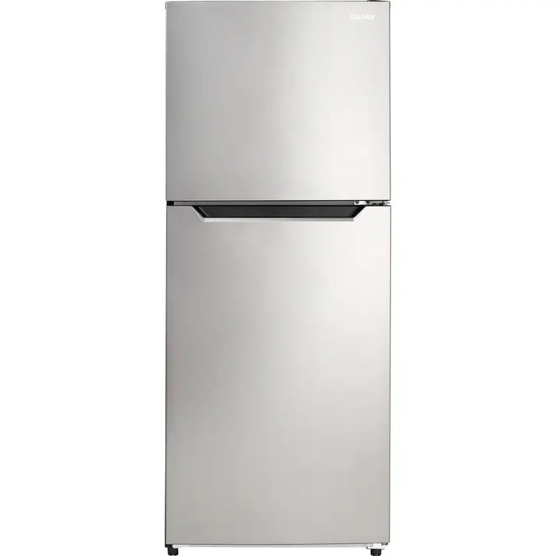 Danby Dff101B1Bsldb 10.1 Cu. Ft. Stainless Steel Top-Freezer Compact Fridge 1