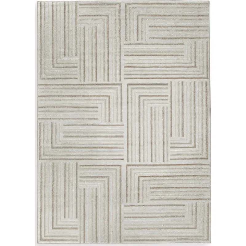 Darmondard 8' X 10' Area Rug – Textured Neutral Floor Accent 1