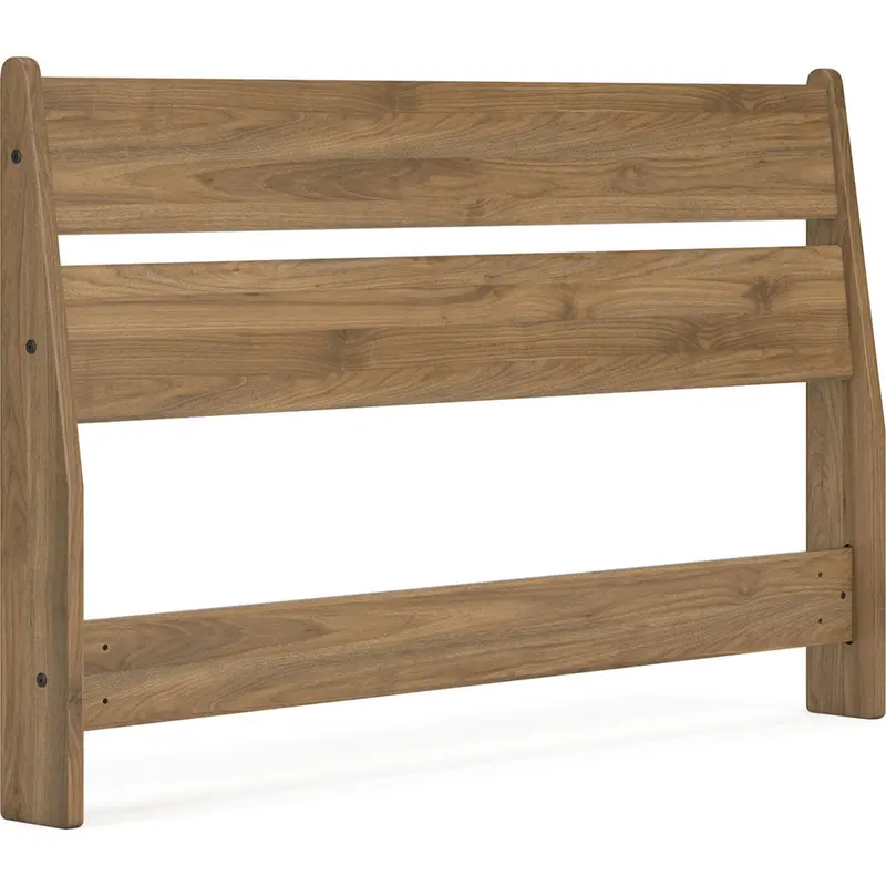 Deanlow Honey-Finished Full Panel Headboard With Classic Detailing 1