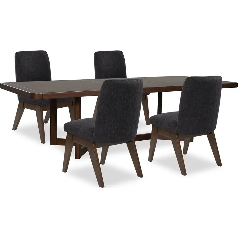Dilenno Solid Wood Dining Set For 4–6 1
