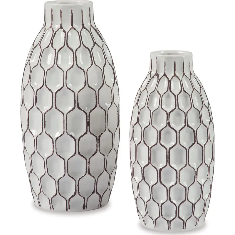 Dionna Pair Of Modern Ceramic Vases 1