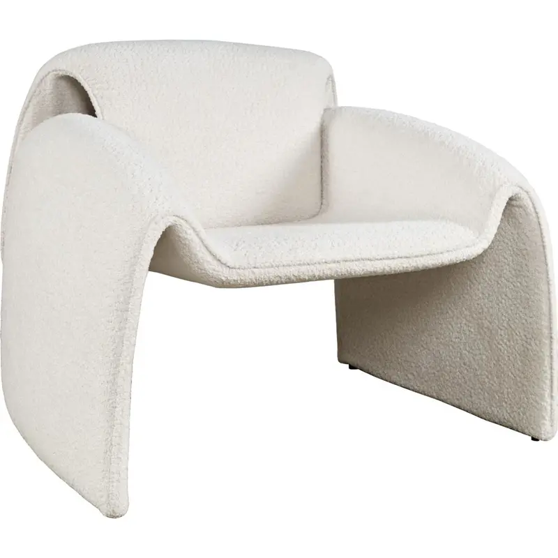 Dolce Accent Chair In Neutral Natural-Tone Fabric 1