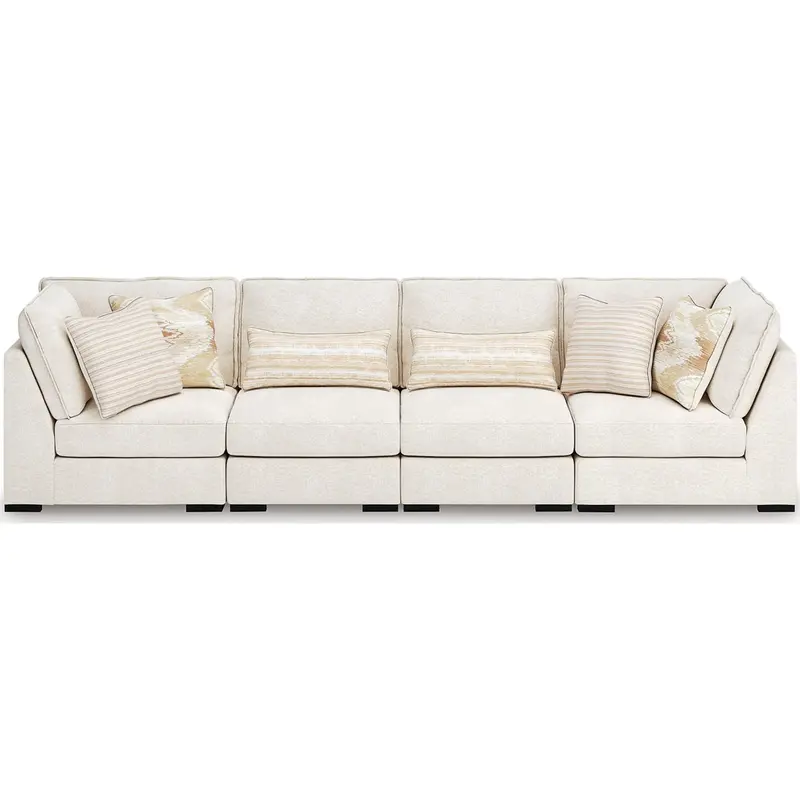 Donelson Creek Vanilla 4-Piece Sectional Sofa 1