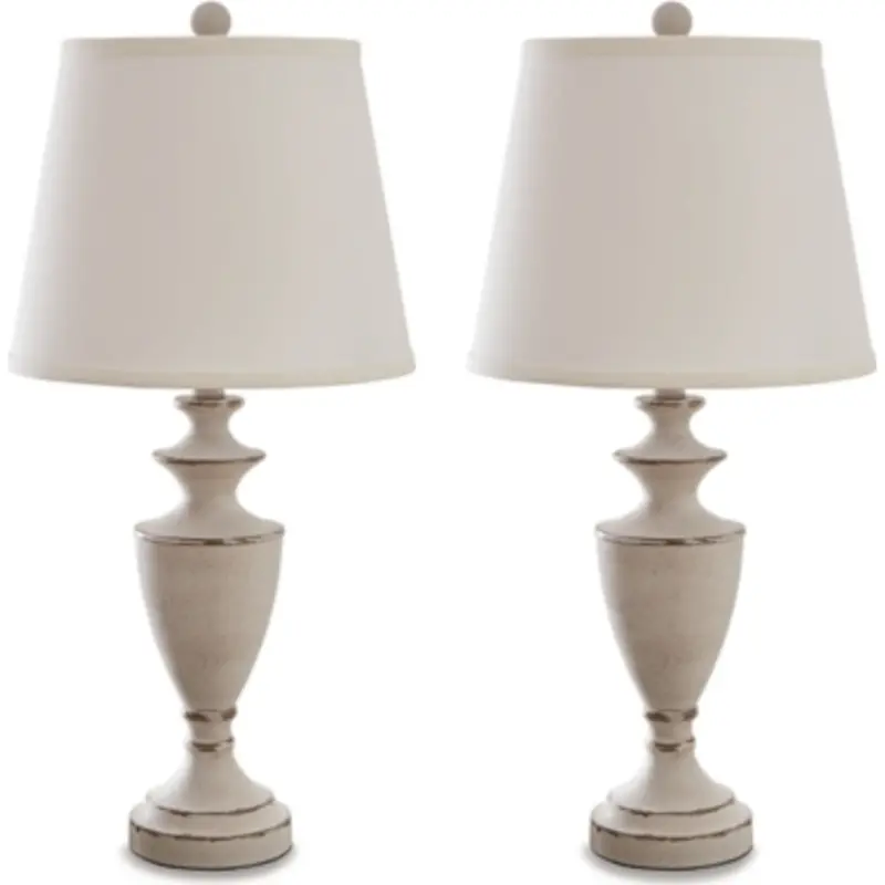 Dorcher Matching Table Lamp Set – 26.5-Inch Height, Metallic Finish 1