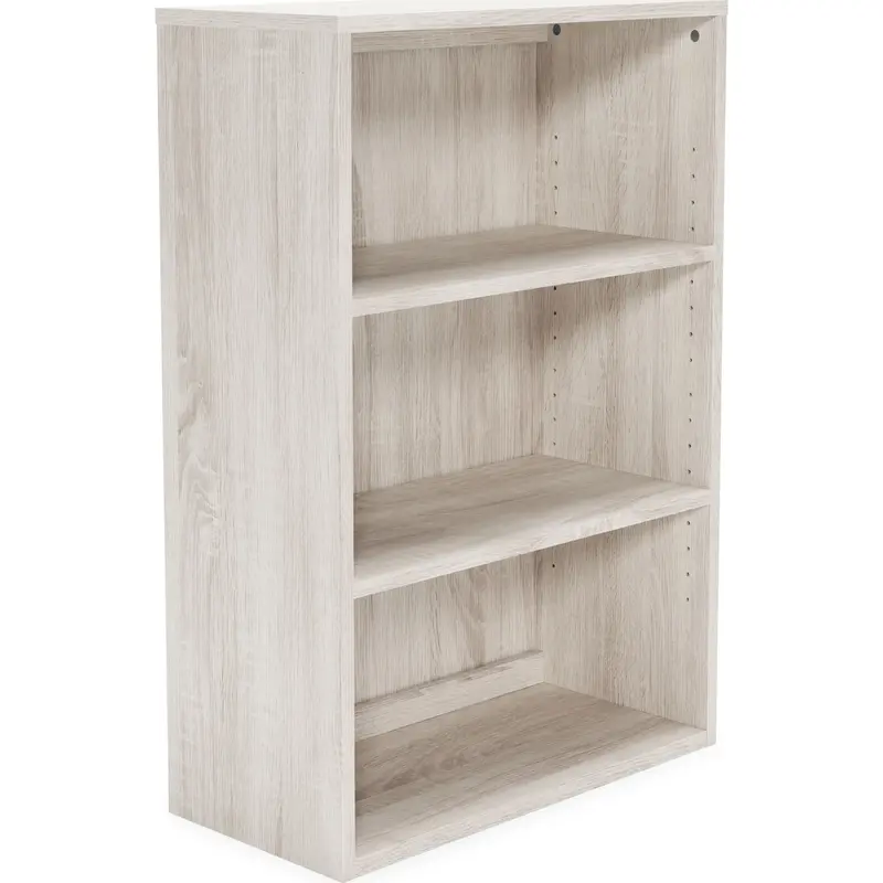 Dorrinson Medium Bookshelf – Antique White Open Shelving Unit 1